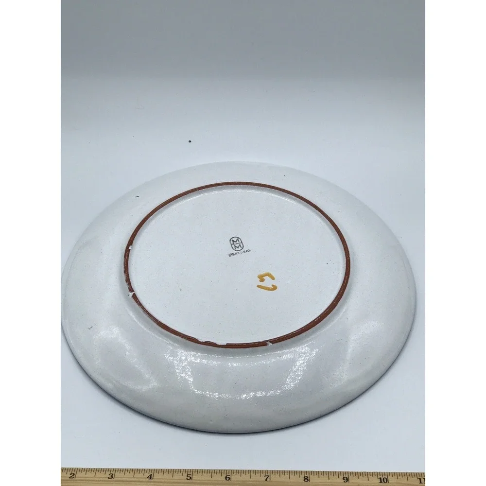 Portugal Pottery Red Ware‎ Serving Plate Platter W/ Dome Cover Lid